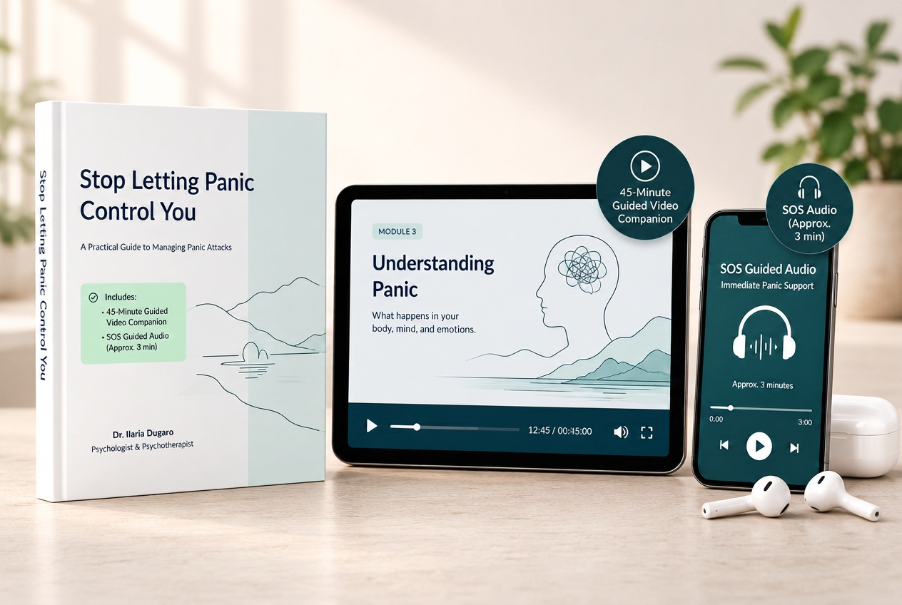 Stop Letting Panic Control You — practical guide, video lessons and SOS guided audio